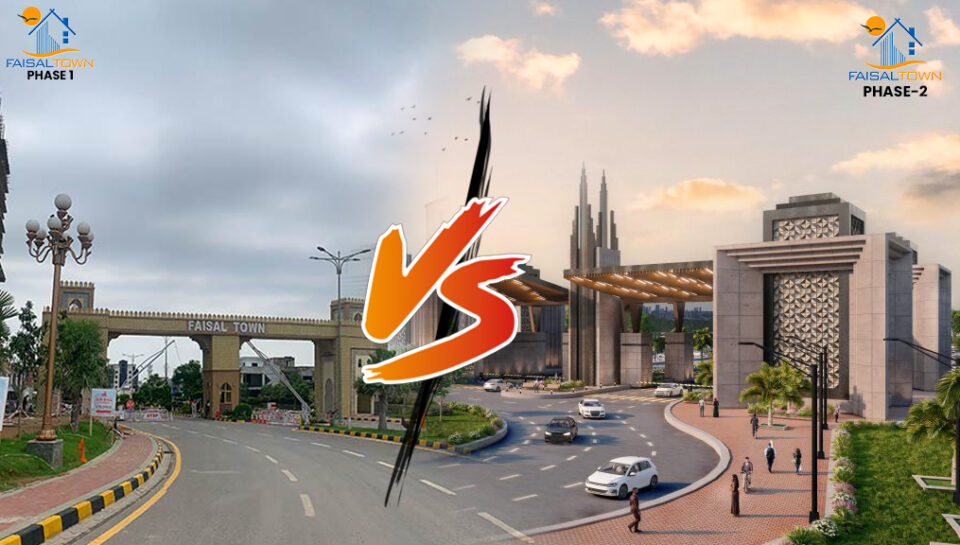 FAISAL TOWN PHASE 1 VS FAISAL TOWN PHASE 2