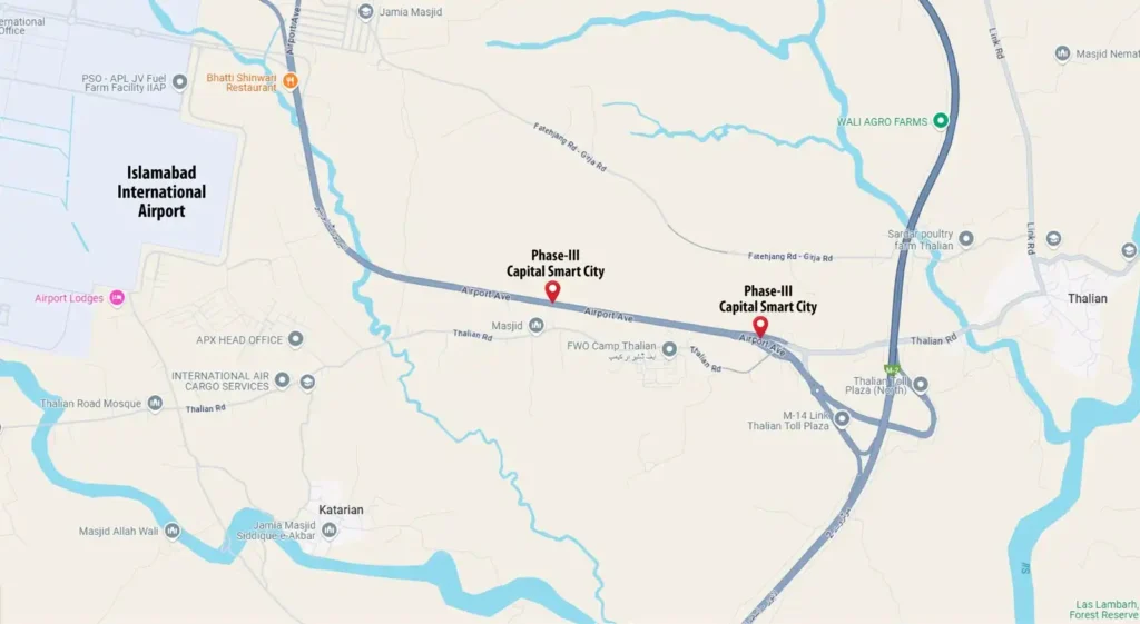 Capital Smart City Phase 3 Location