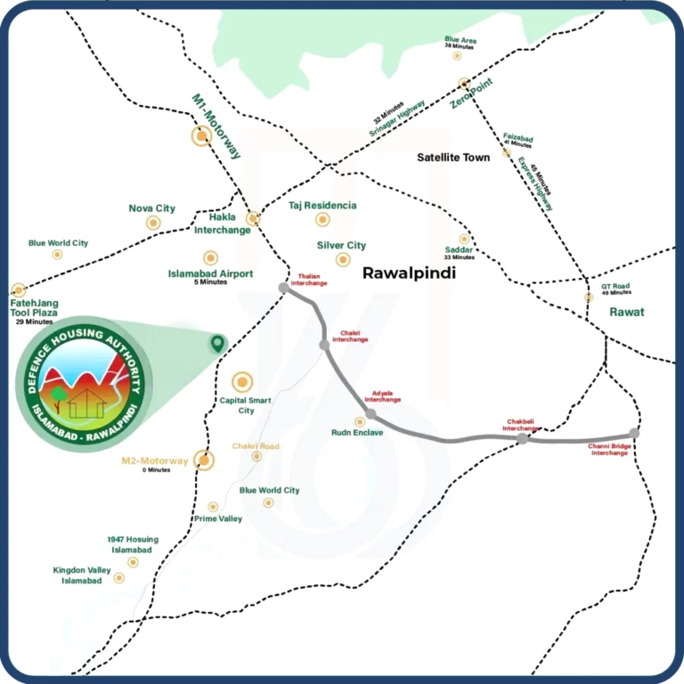 DHA GANDHRA LOCATION