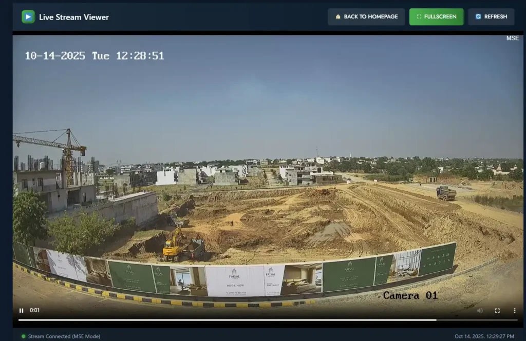 FAISAL HEIGHTS LIVE CONSTRUCTION