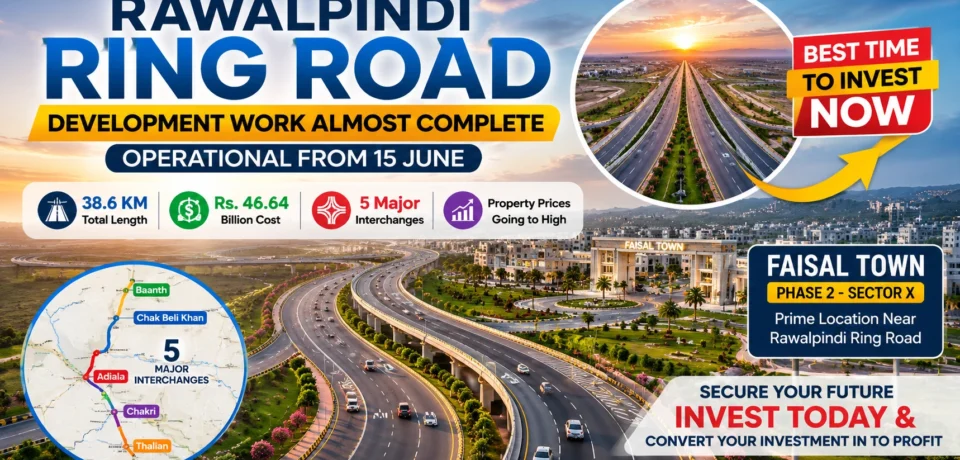 Faisal Town Phase 2 Sector X Best Investment Opportunity Near Rawalpindi Ring Road
