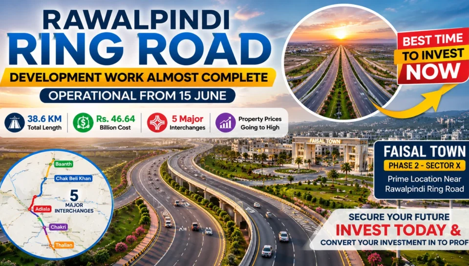 Faisal Town Phase 2 Sector X Best Investment Opportunity Near Rawalpindi Ring Road